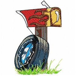 Mailbox Embroidery Design 9 Mailbox Embroidery Design 9